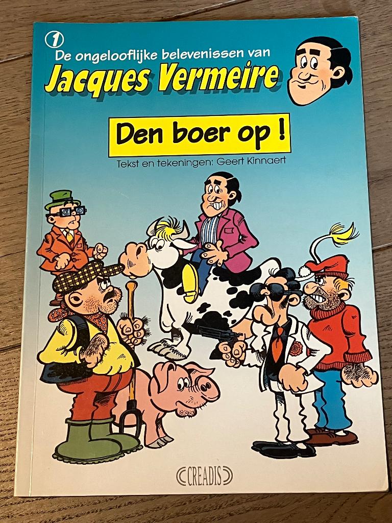 Jacques Vermeire - 1 - Den boer op!, Boeken, Stripverhalen, Eén stripboek, Ophalen of Verzenden, Gelezen