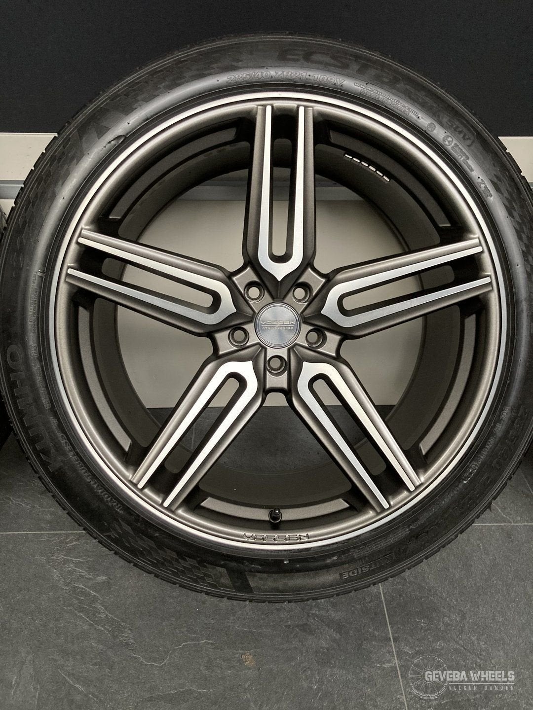 21” Vossen HF-1 Audi Etron S Sportback velgen + banden 5x112, Pneus et Jantes, 285 mm, Véhicule de tourisme, Pneus été