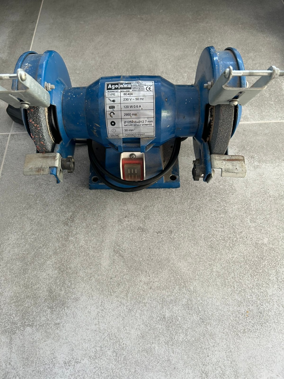 Agojema Dubbele Slijpmachine, Doe-het-zelf en Bouw, Gereedschap | Slijpmachines, Ophalen, Nieuw, Minder dan 700 watt