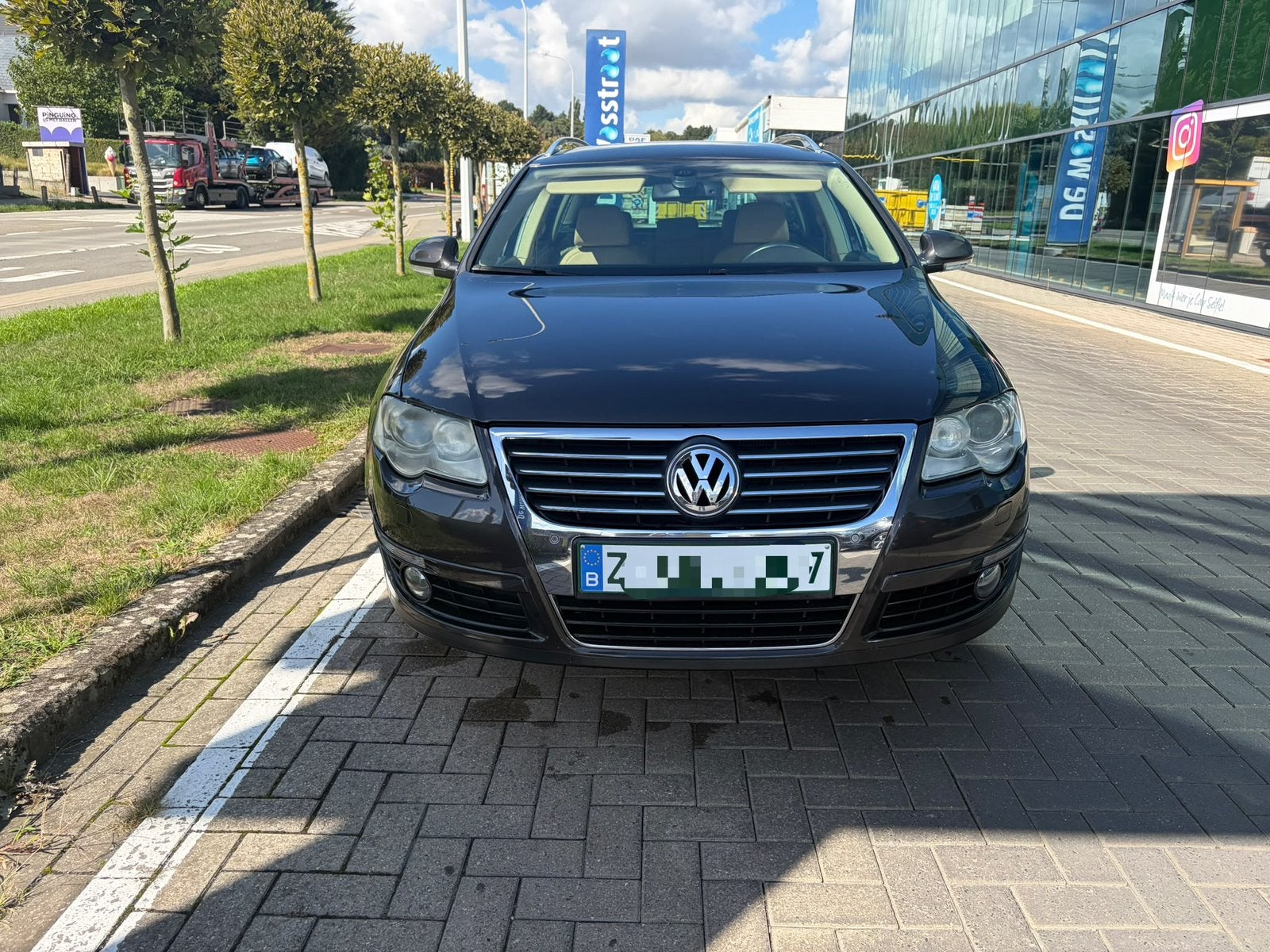 VW Passat, Auto's, Beige, Bruin, Leder, Break
