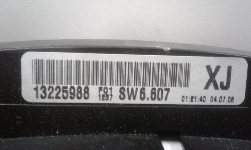 INSTRUMENTS DE BORD Opel Astra H SW (L35) (01-2004/05-2014), Utilisé, Opel