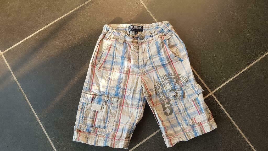 beige gestreepte short Tim Moore (JBC) maat 116, Kinderen en Baby's, Kinderkleding | Maat 116, Broek, Ophalen of Verzenden, Zo goed als nieuw