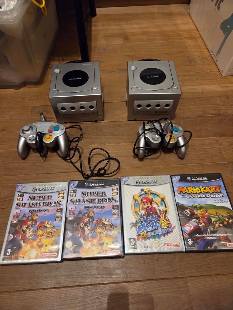 Gamecube + Mariokart, sunshine en smash, Games en Spelcomputers, Ophalen, Nintendo, ., .