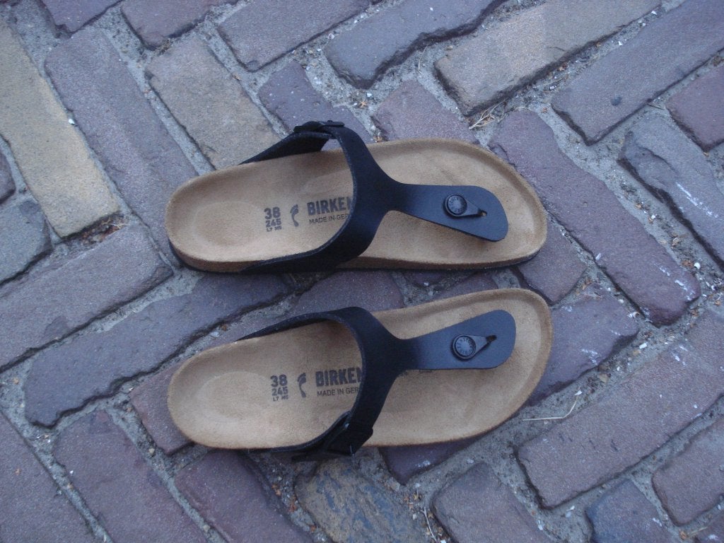 Birkenstock Gizeh Zwart 38 nieuw nu gratis verzending post, Kleding | Dames, Schoenen, Slippers, Verzenden, Zwart, Nieuw