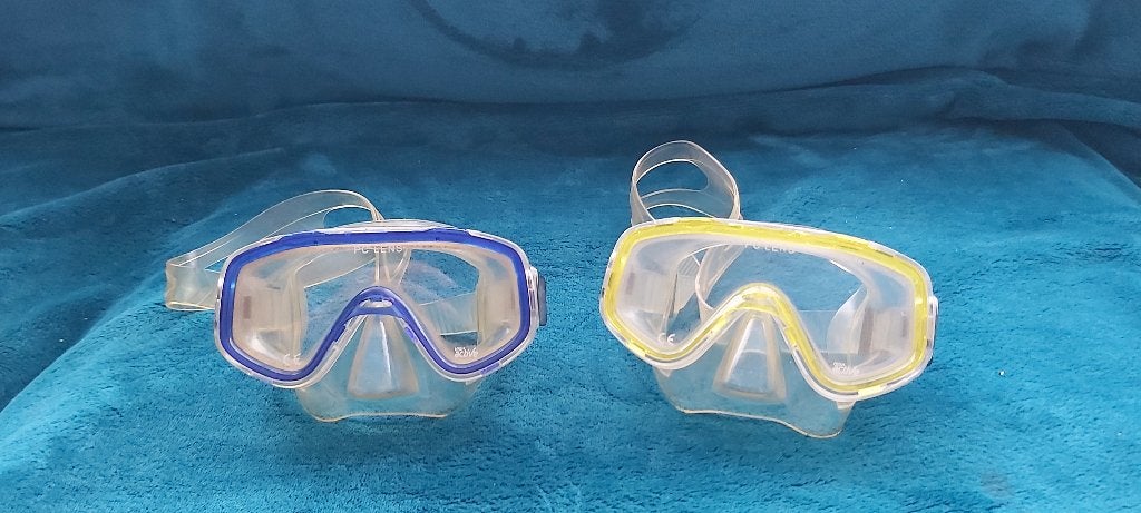 Masque de plongée pour enfants 2 pièces, Enlèvement, Utilisé, Masque de plongée