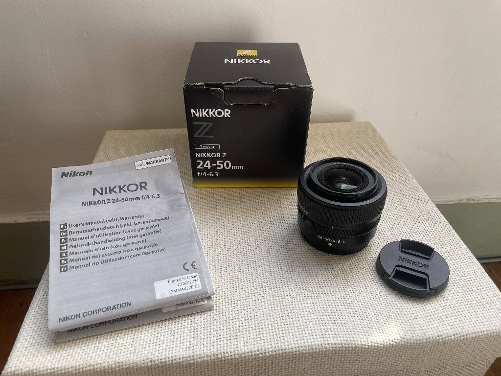 Nikon Nikkor Z-mount 24-50 mm f/4-6.3 Boîte d'origine, Neuf, Monture Nikon Z, Enlèvement ou Envoi, Lentille standard