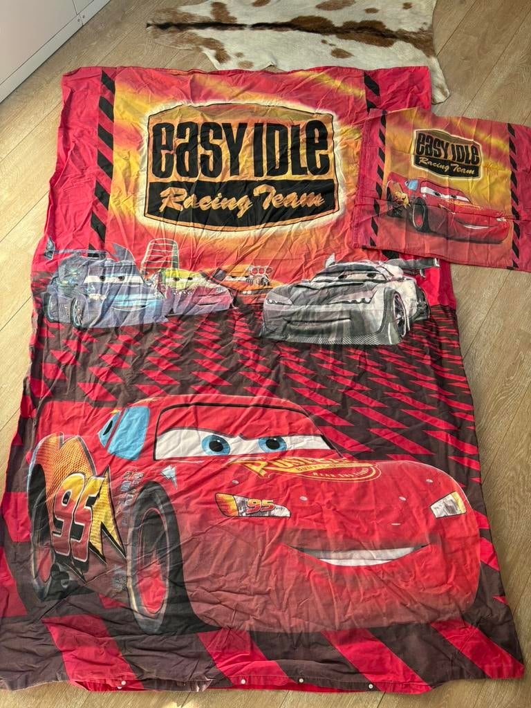 Drap et taie d'oreiller simples Cars, Enlèvement ou Envoi, Comme neuf