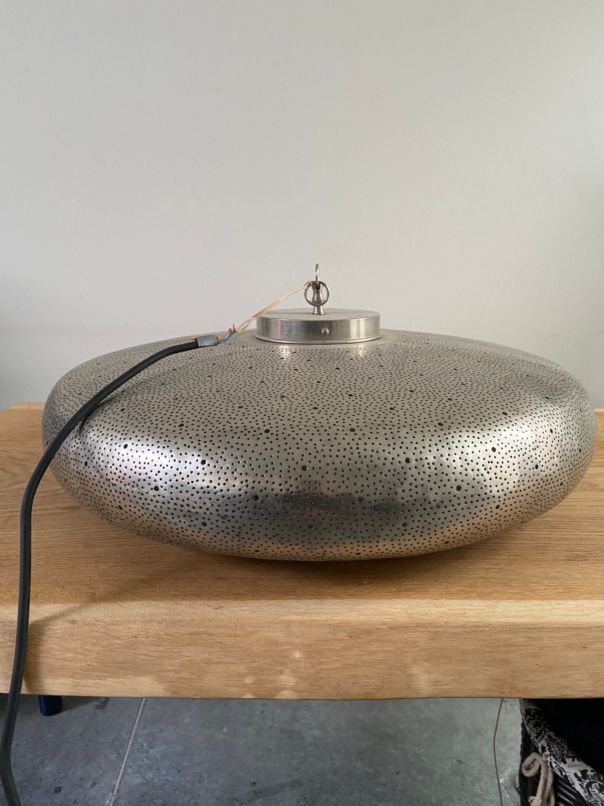 Marokaanse hang lamp vintage, Huis en Inrichting, Ophalen, Gebruikt, Overige materialen
