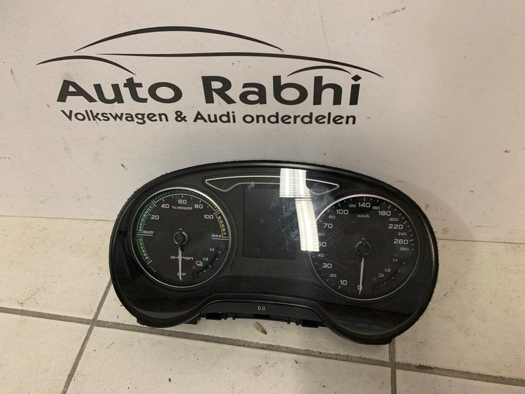 Audi A3 8V E-tron Tellerunit Kilometerteller 8V0920870Q, -, Utilisé, -, -