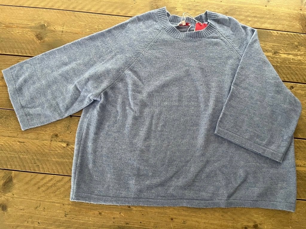 BEL & BO lichtblauwe trui maat 48, Blauw, Nieuw, Ophalen of Verzenden, Maat 46/48 (XL) of groter