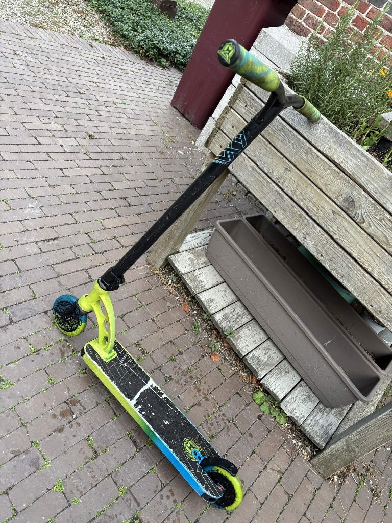 Complete Stuntstep - Madd Gear (MGP) - Groen, Enlèvement, Utilisé