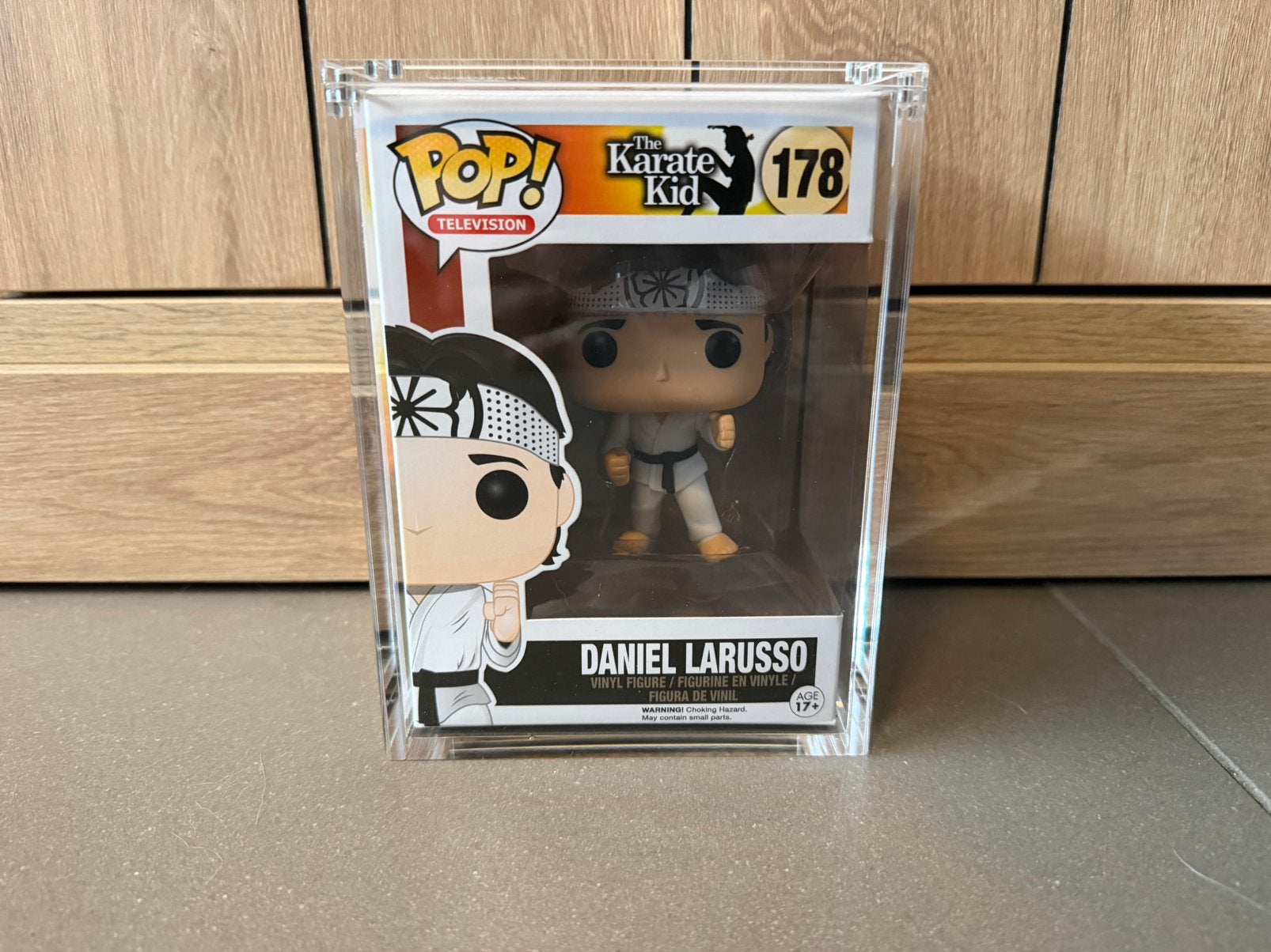 Funko Pop Daniel LaRusso 178 Vaulted + Premium Protector, Collections, Jouets miniatures, Comme neuf, Enlèvement ou Envoi