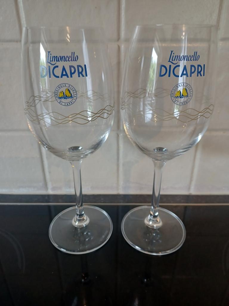 2 glazen Limoncello Dicapri, Enlèvement, Neuf, Autres types