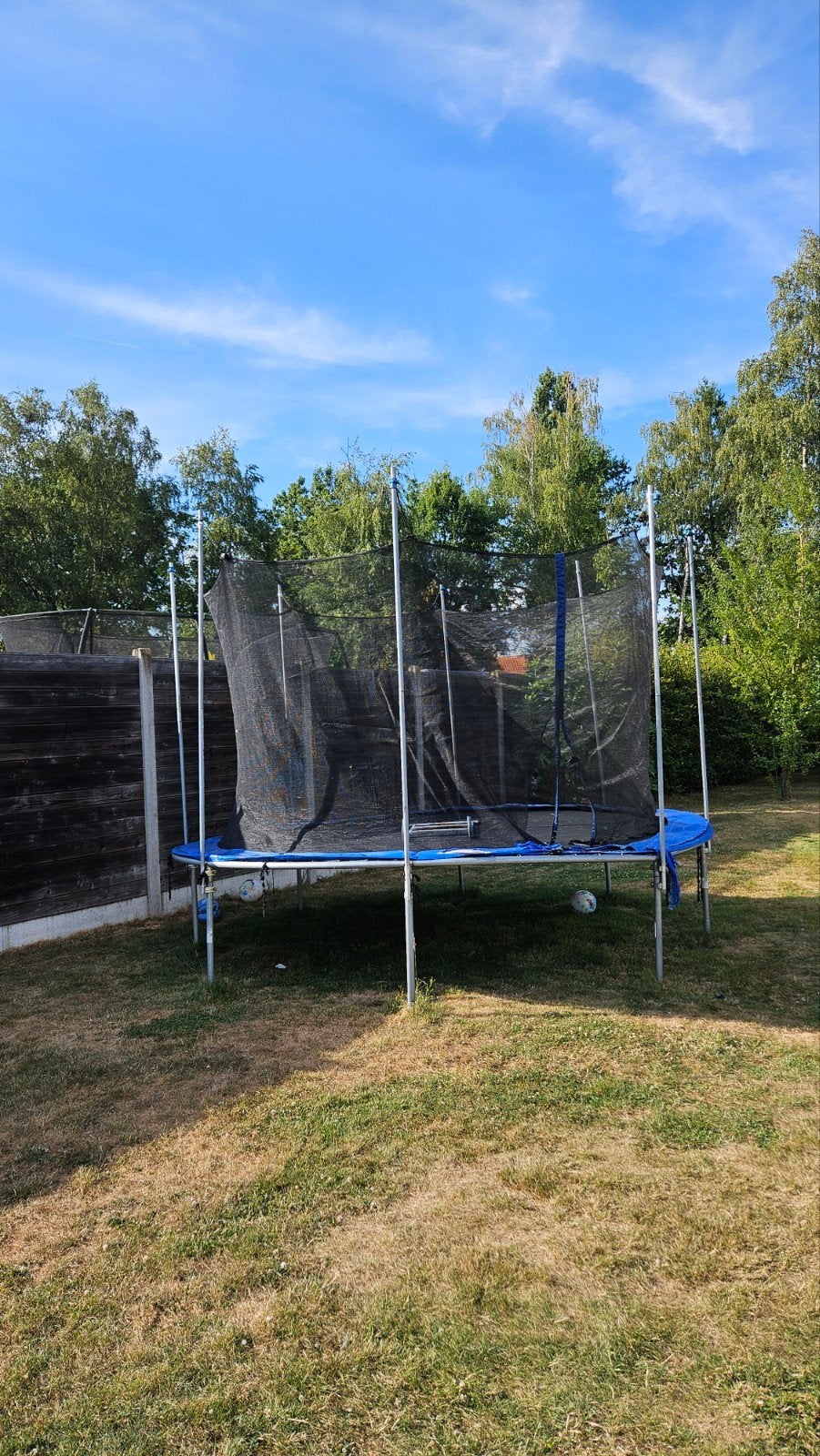 trampoline 3m65, Ophalen, Gebruikt