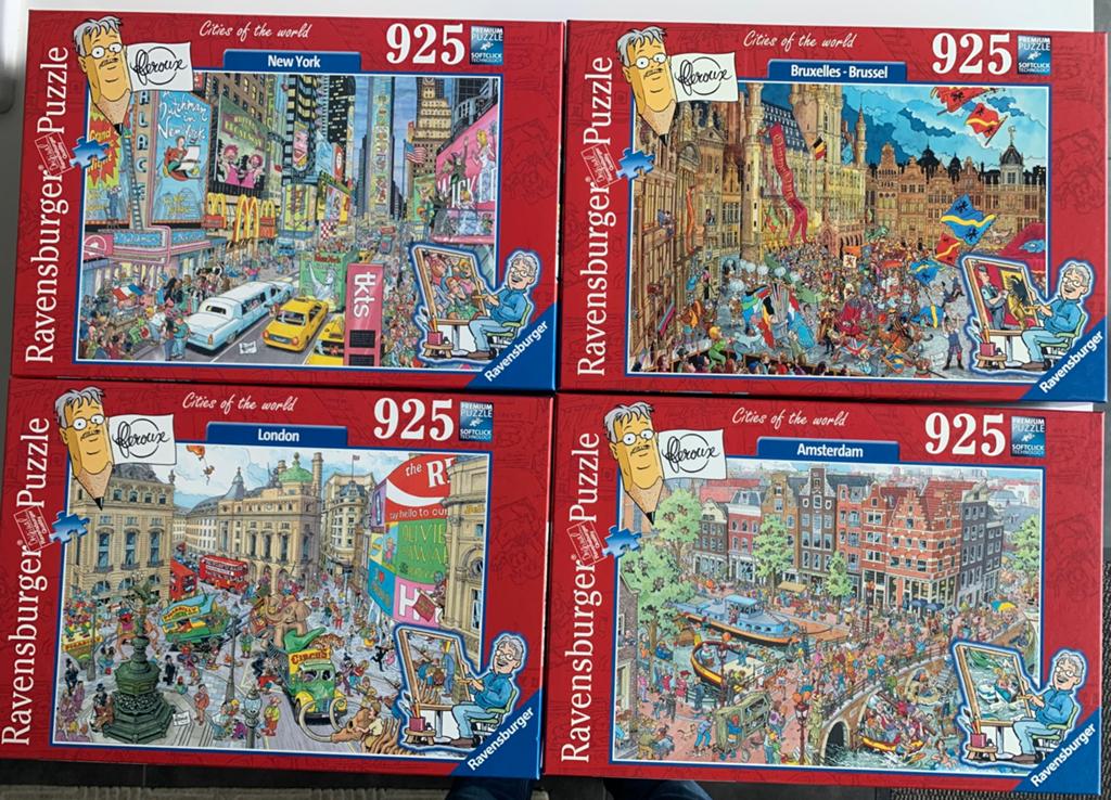 Puzzels cities of the world. 925 st., Ophalen, Zo goed als nieuw