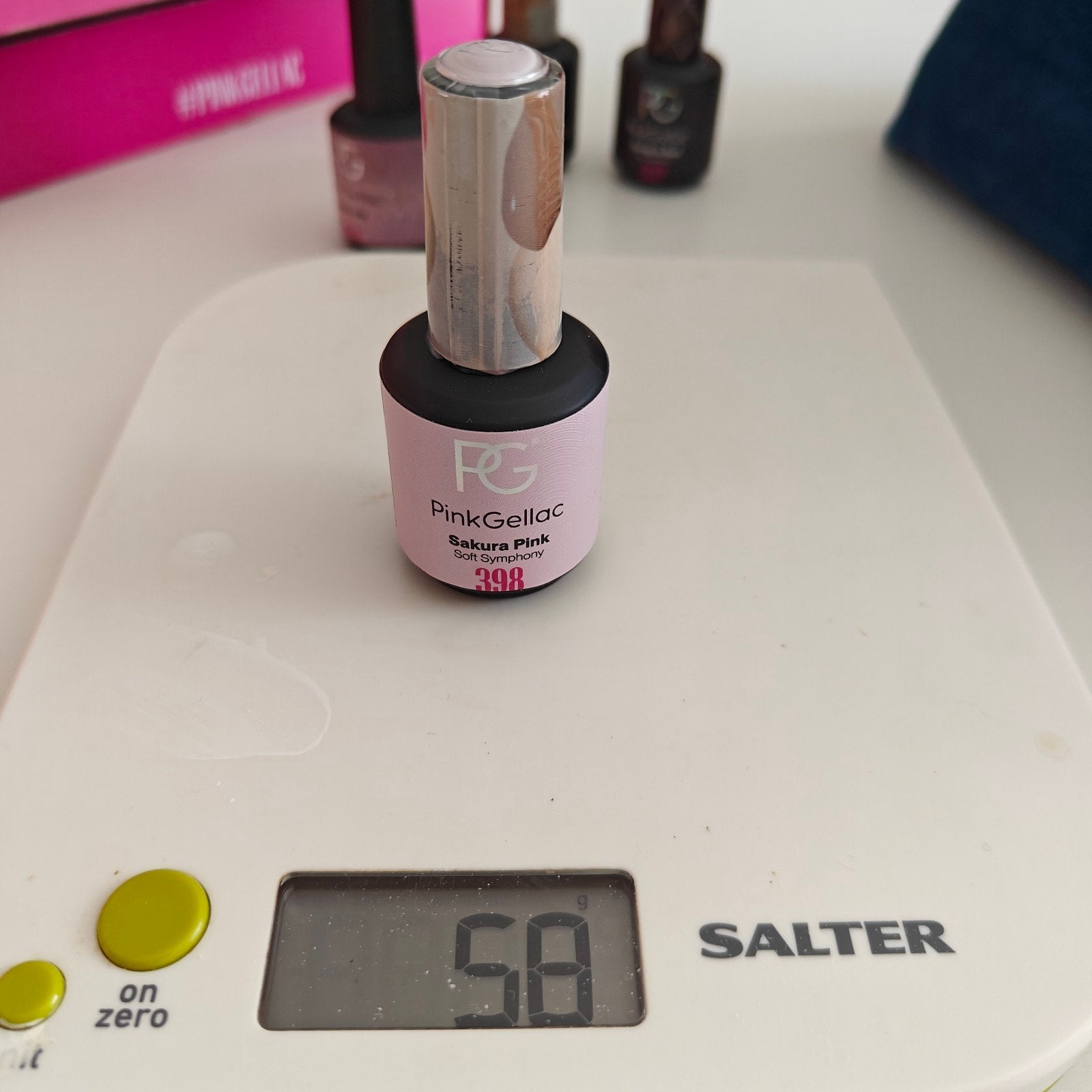 Pink Gellac - Sakura Pink (398), Ophalen of Verzenden, Zo goed als nieuw, Handen en Nagels