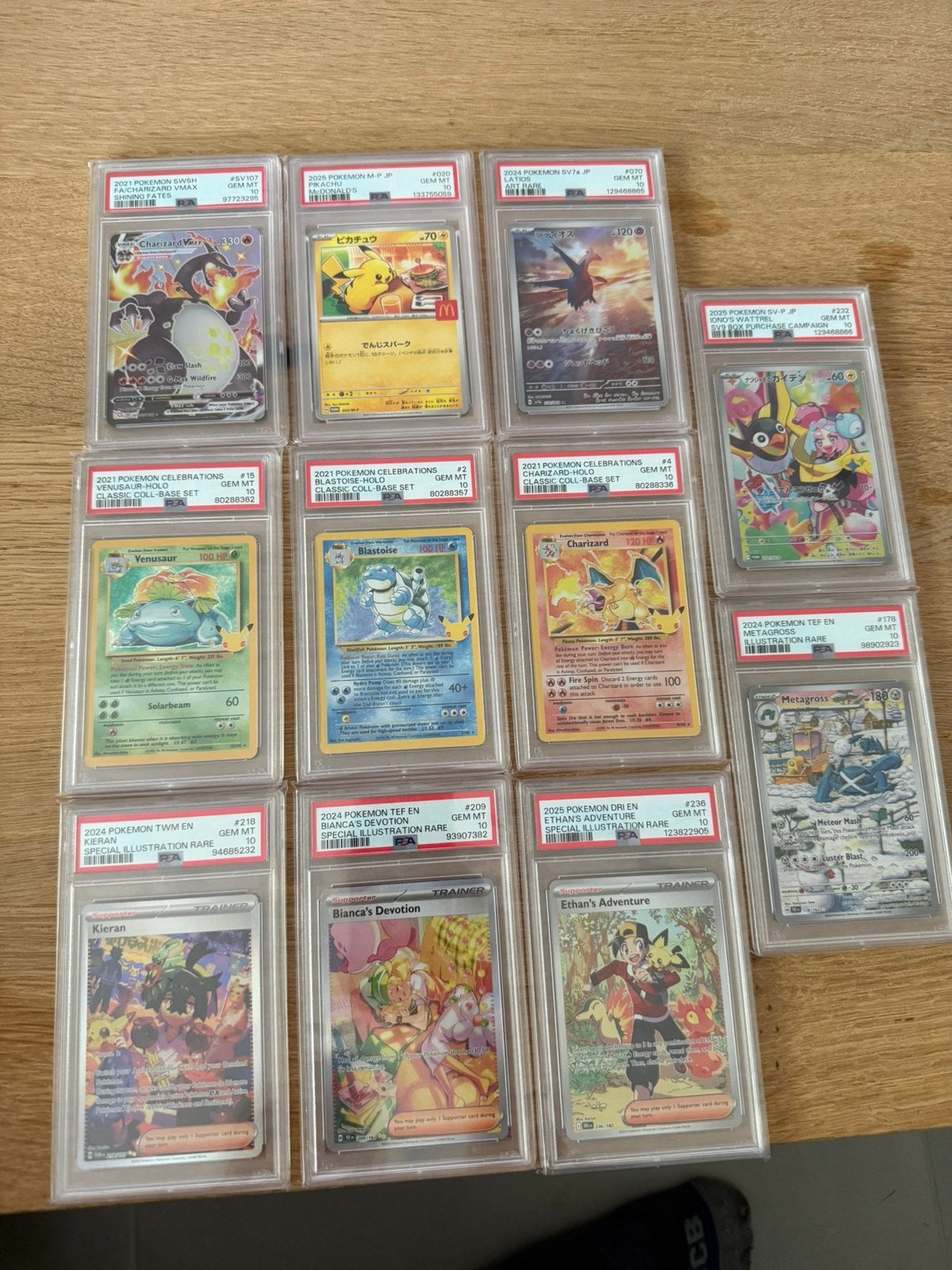 Pokemon psa 10 slaps, Ophalen of Verzenden, Nieuw, Meerdere kaarten