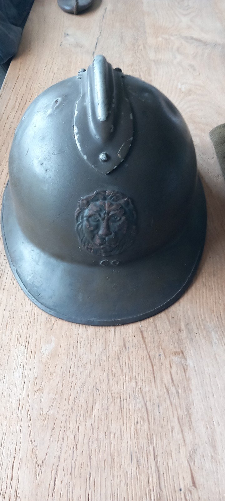 === Belgische Helm WO2 === origineel, Ophalen of Verzenden
