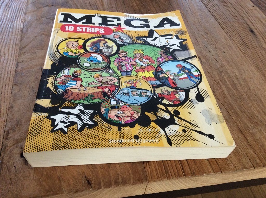 Megastrip met 10 strips, Ophalen