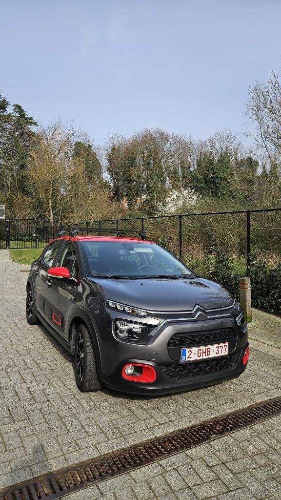 Citroën C3 1.2 PureTech (2021), Autos, Citroën, Argent ou Gris, Achat, Euro 6, Noir