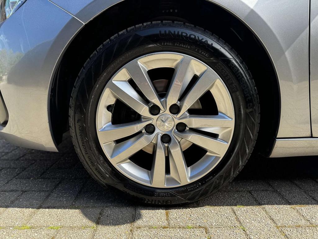 Peugeot 308 | LED | NAVI | CARPLAY | AUTO A/C | PDC | VIRTUA, Auto's, Stof, Zwart, 1199 cc, Bedrijf