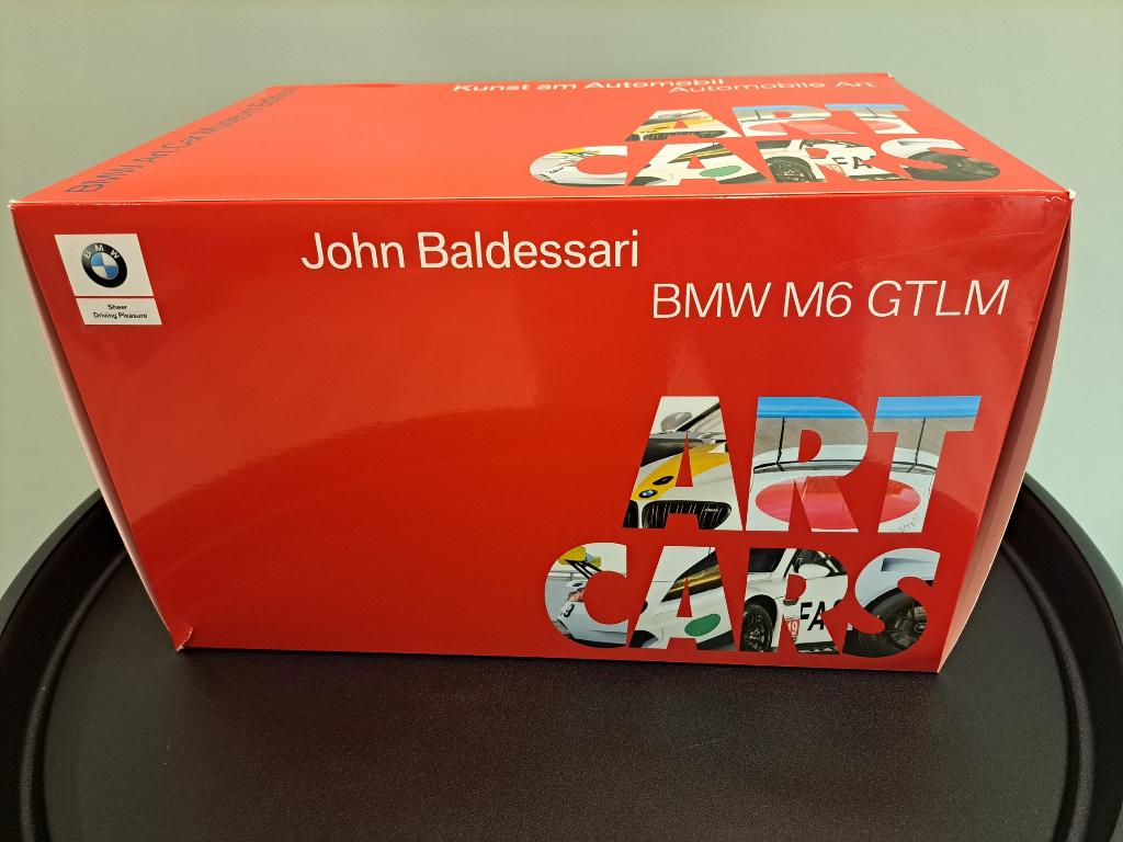 BMW M6 GTLM John Baldessari Art Car Museum Edition 1:18, Enlèvement ou Envoi, Neuf, Voiture, Kyosho