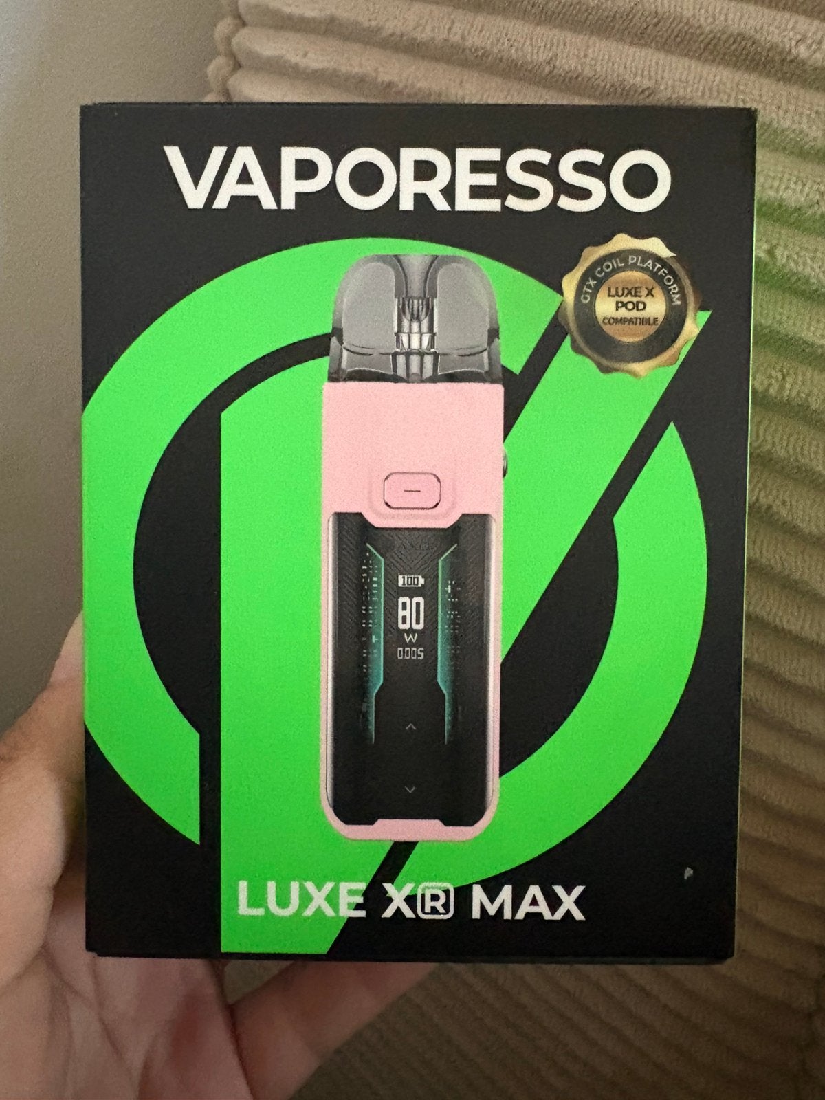 VAPORESSO LUXE XR MAX – ROSE – 50 €, Collections, Articles de fumeurs, Briquets & Boîtes d'allumettes, Enlèvement, Comme neuf