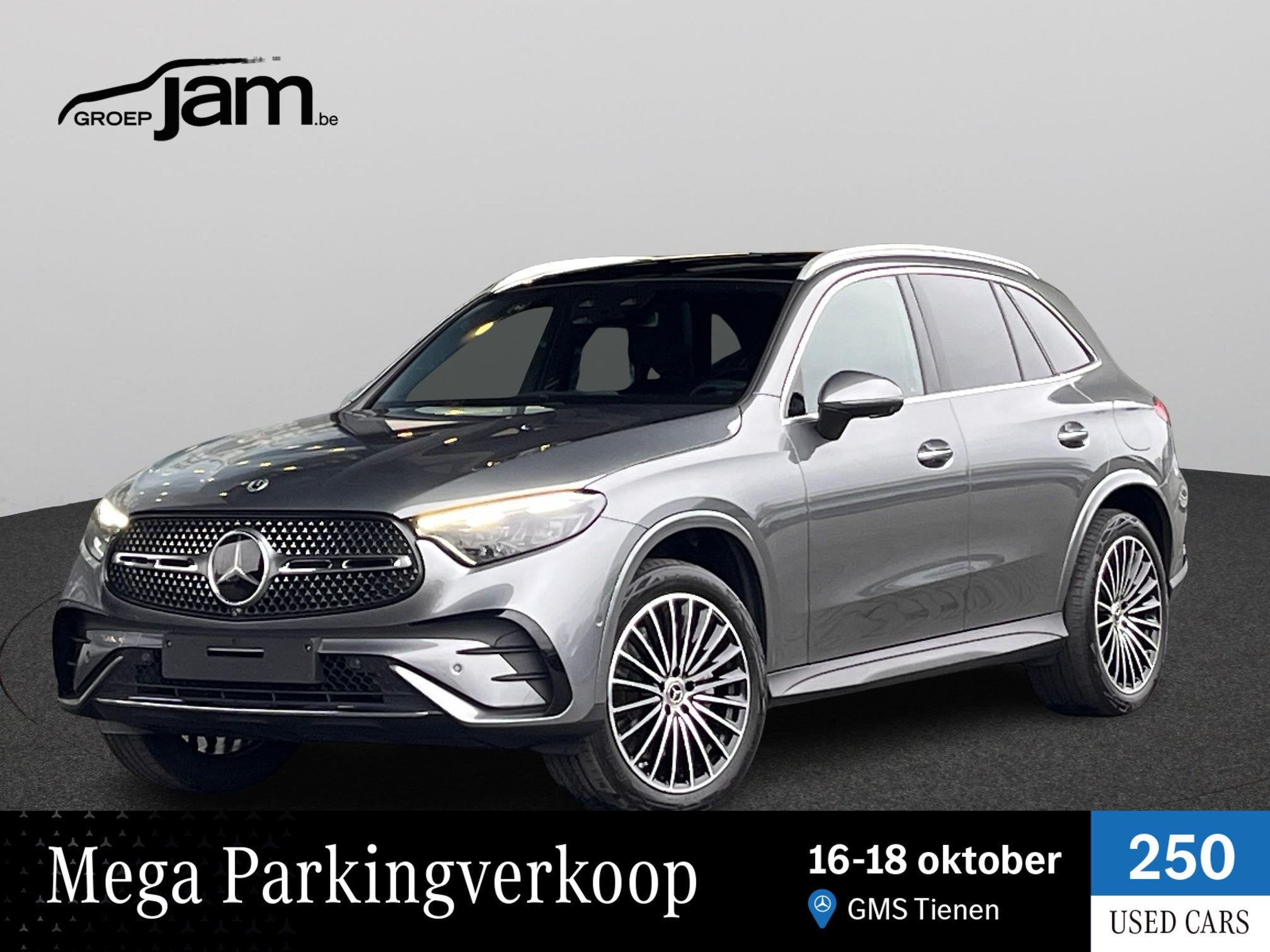 Mercedes-Benz GLC-klasse 300 de 4MATIC AMG Line, Auto's, Automaat, 197 pk, Gebruikt, Zwart
