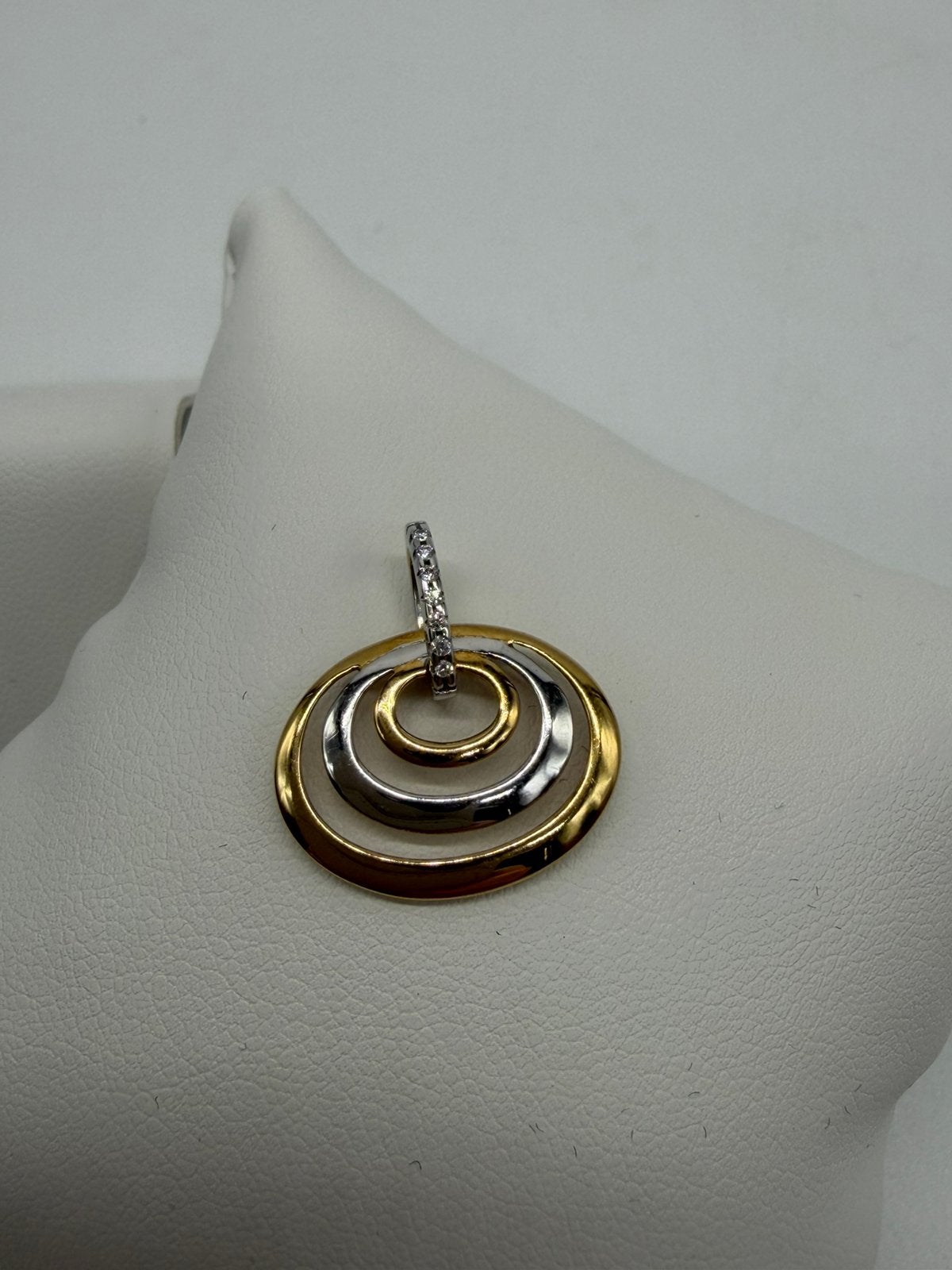 Marteau à chaîne en or 18 carats avec diamants, Bijoux, Sacs & Beauté, Enlèvement, Comme neuf