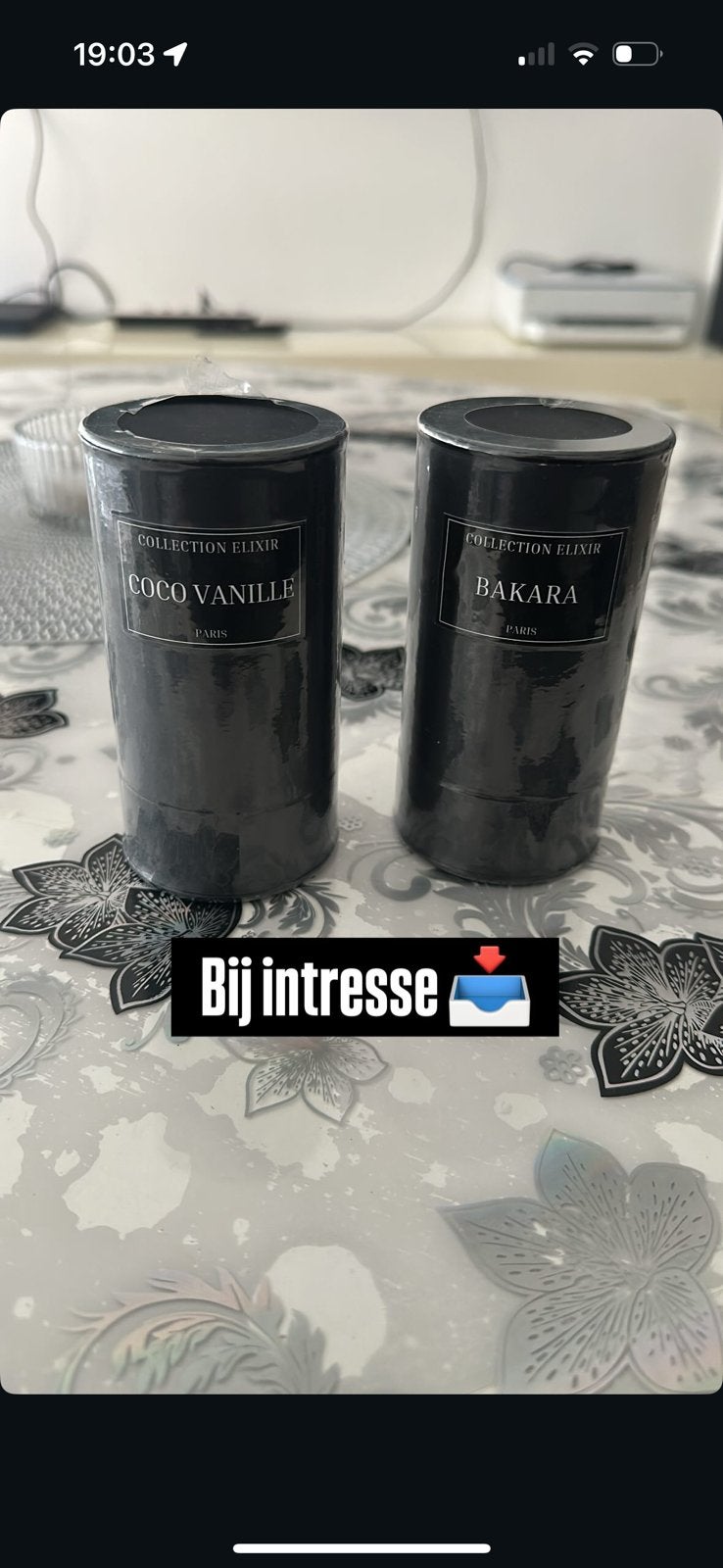 Collection Elixir Parfum – Coco Vanille & Bakara | 2 Stuks, Bricolage & Construction, Moins de 5 litres, Enlèvement, Noir, Laque
