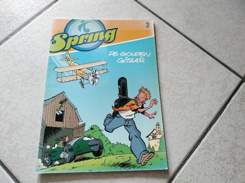 Strip Spring 2 - De gouden gitaar, Boeken, Eén stripboek, Ophalen of Verzenden, Zo goed als nieuw