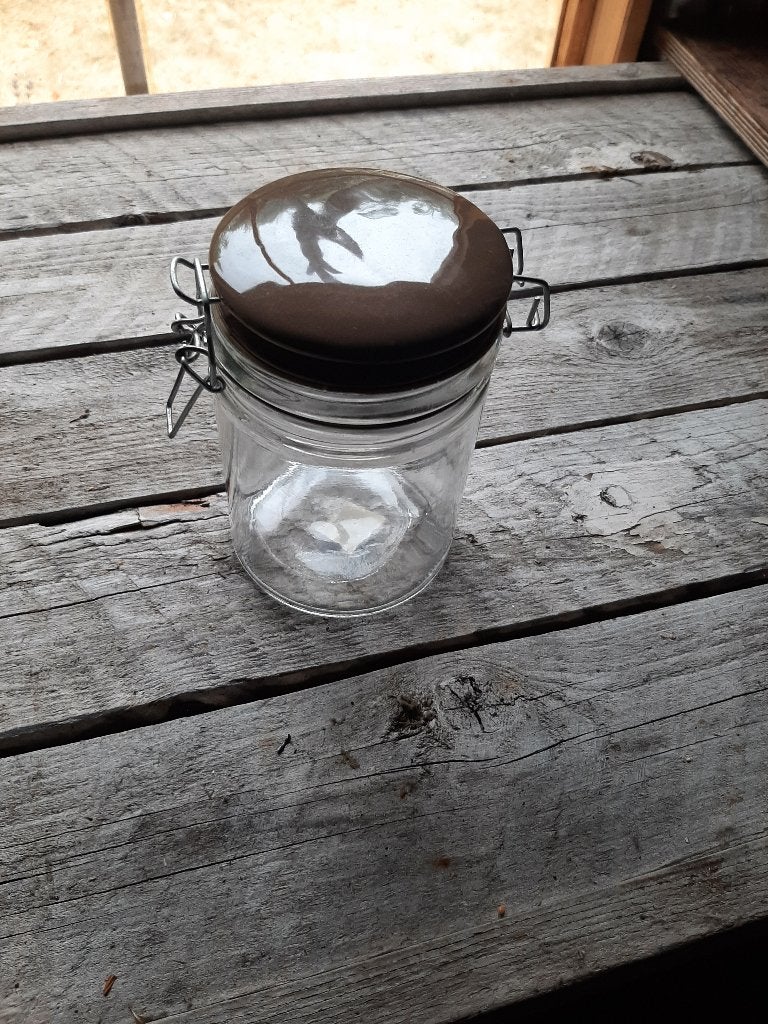Stereliseerbokaal, Voorraadpot, Ophalen of Verzenden, Zo goed als nieuw, Glas