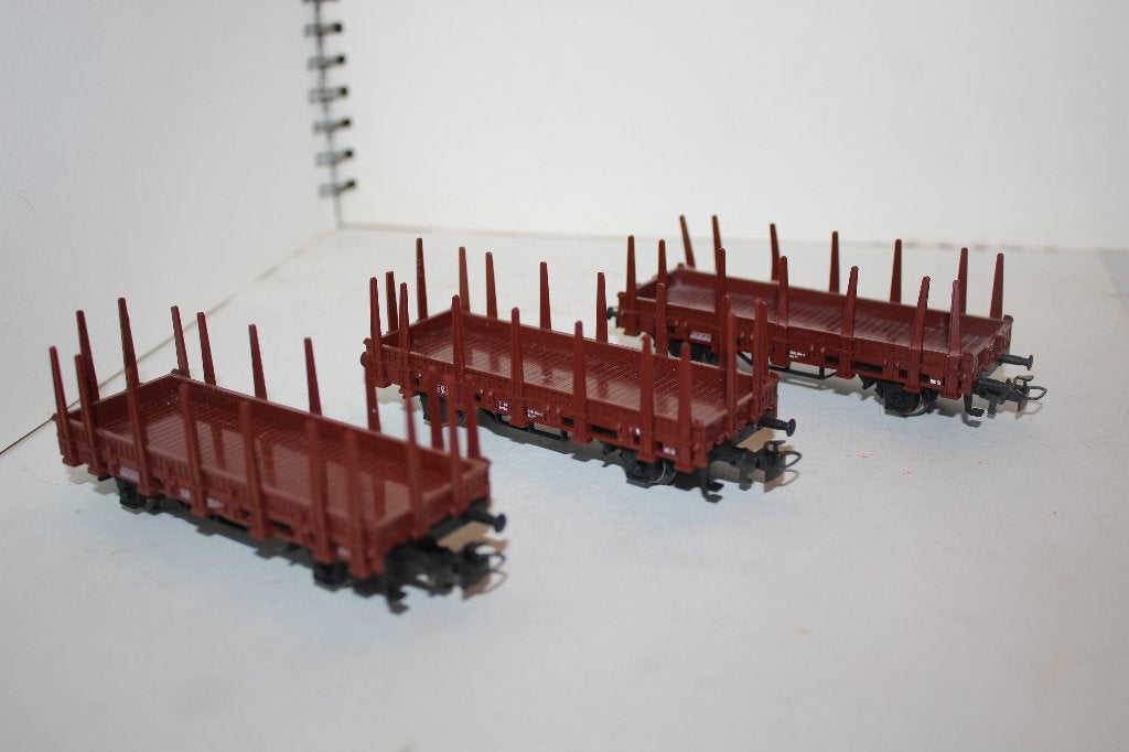 marklin ho 3 wagons DB ranchers, Hobby & Loisirs créatifs, Trains miniatures | HO, Courant alternatif, Wagon, Utilisé, Märklin
