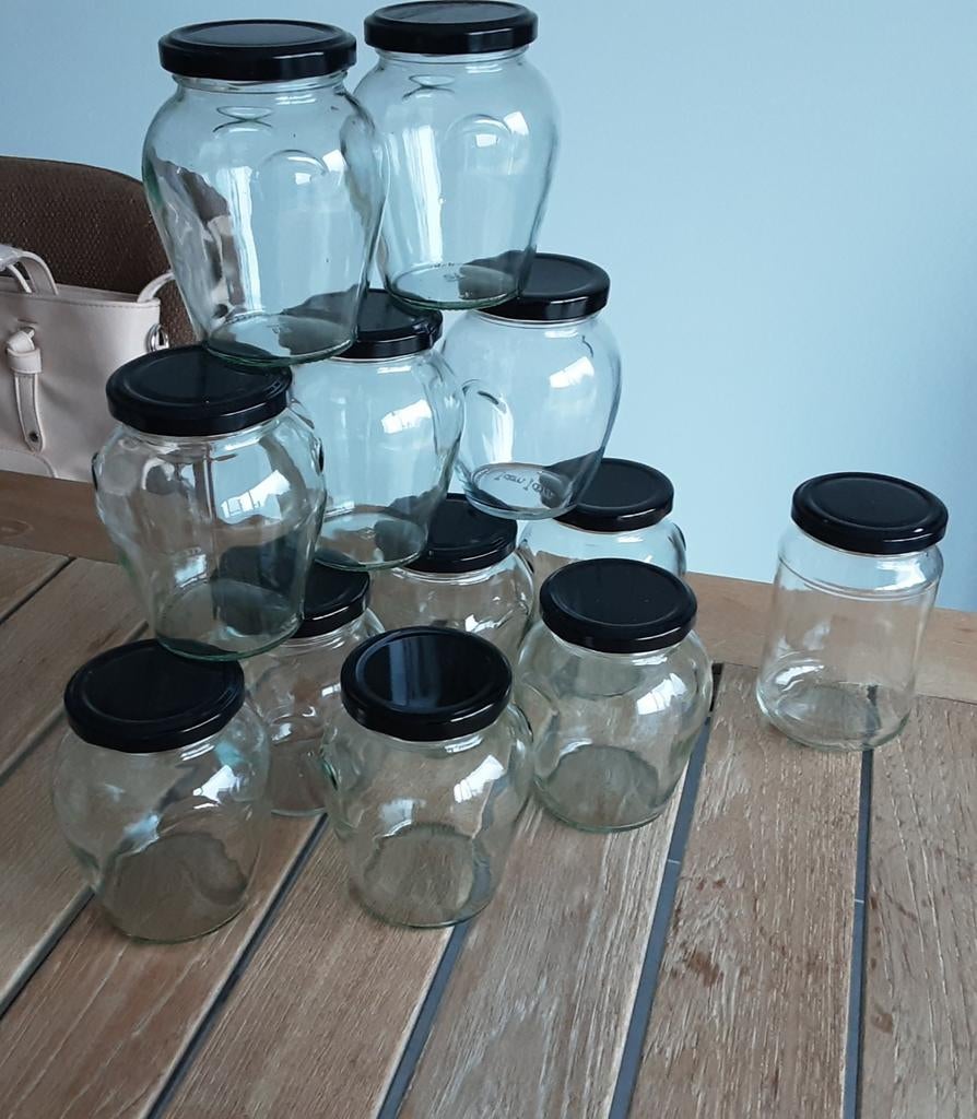 Confituur potjes, Ophalen, Glas