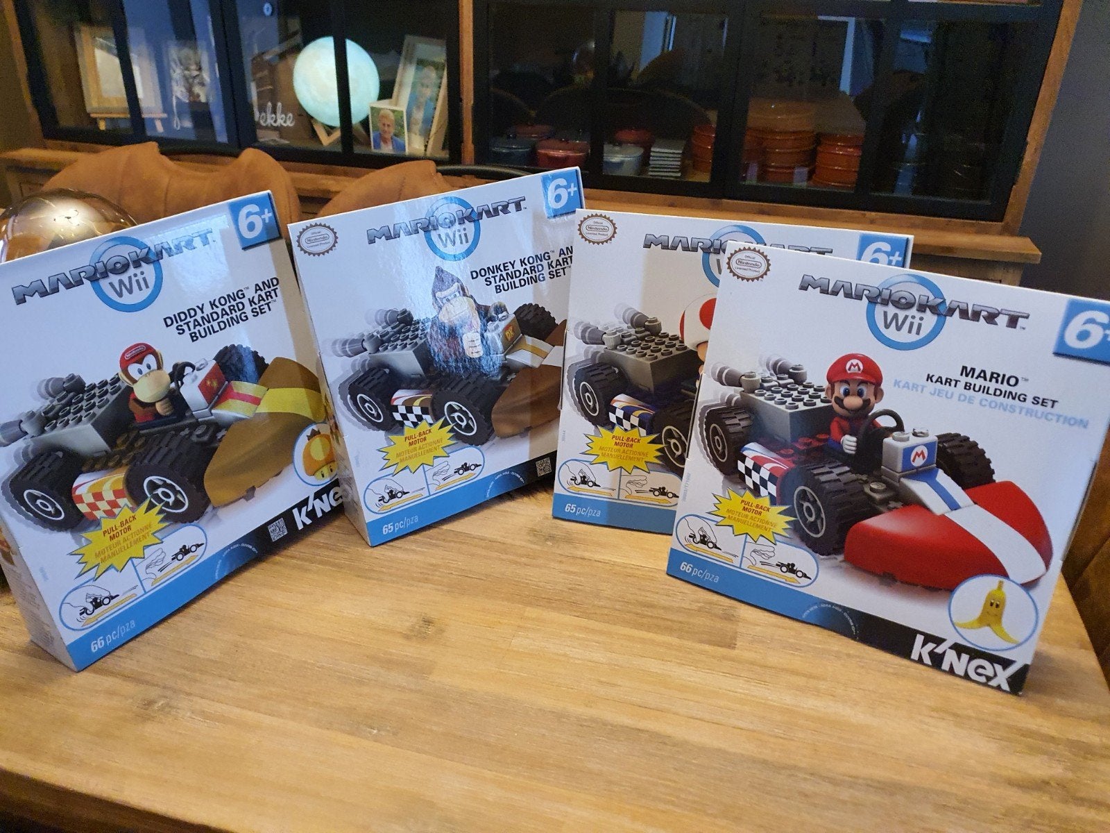 Mariokart knexx bouwsets, Ophalen