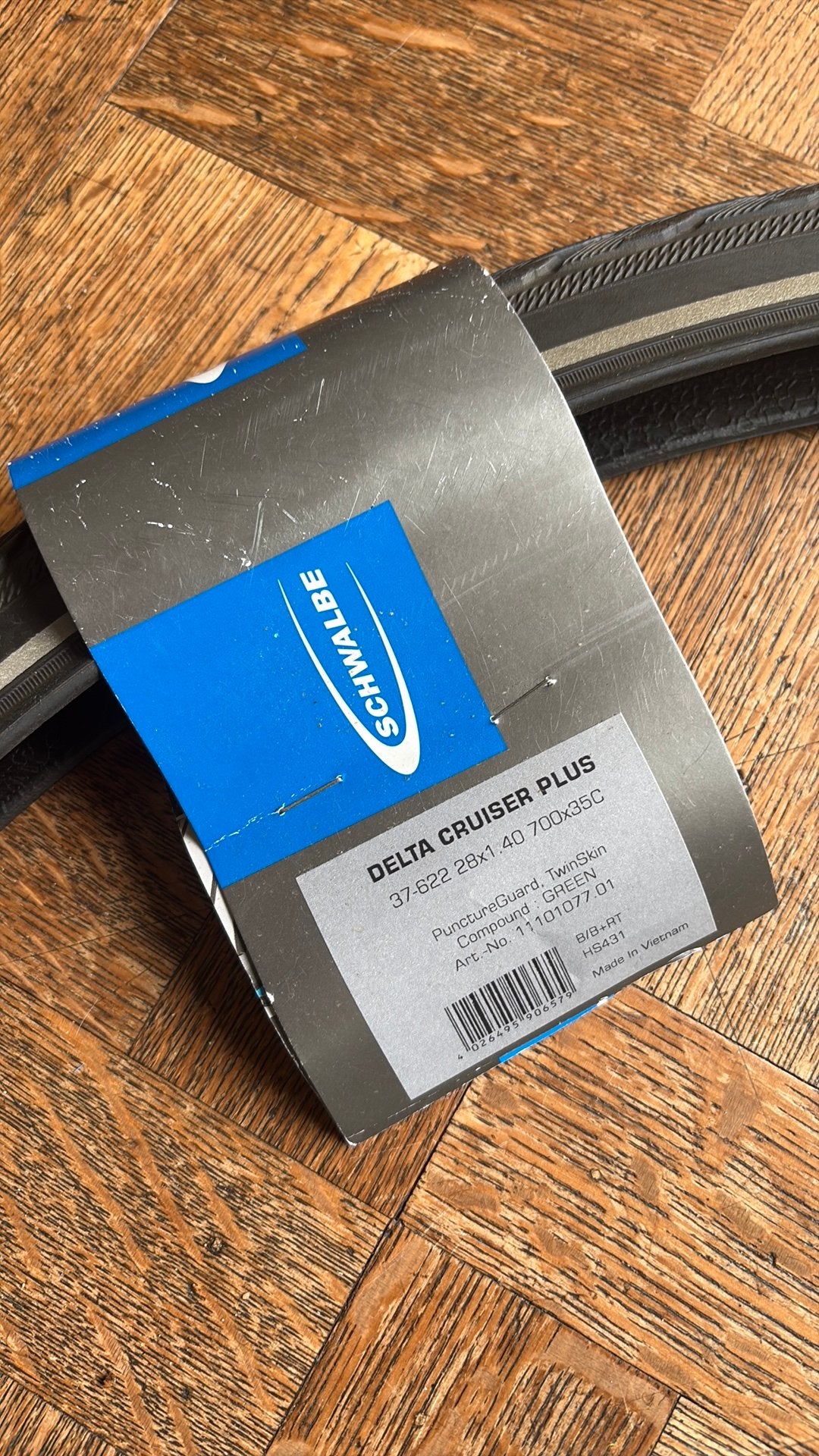 Fietsband, Fietsen en Brommers, Ophalen of Verzenden, Oldtimerfiets, Band, Rubber
