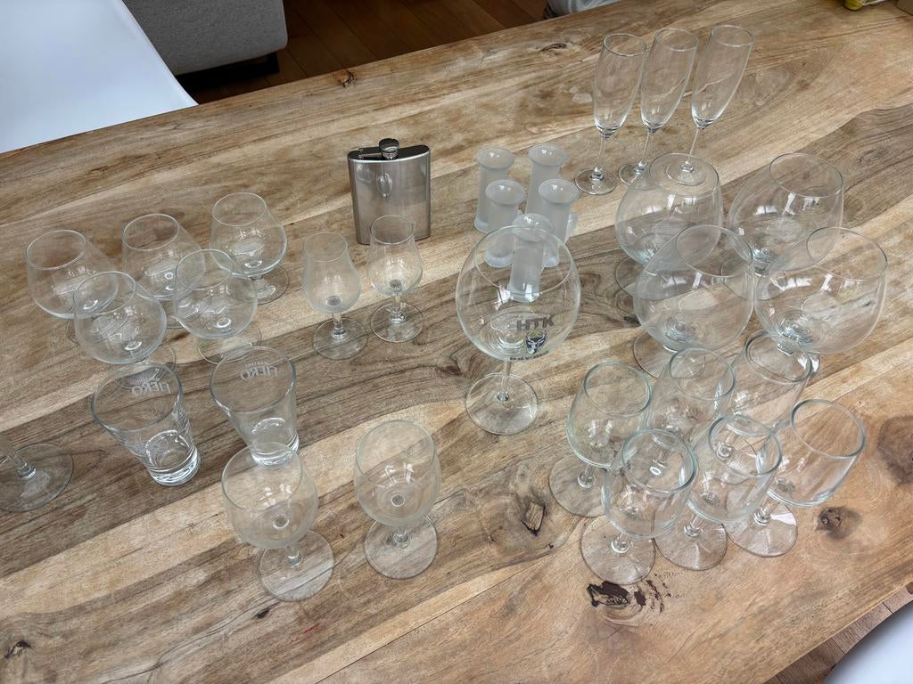 Assortiment glazen, Ophalen, Gebruikt