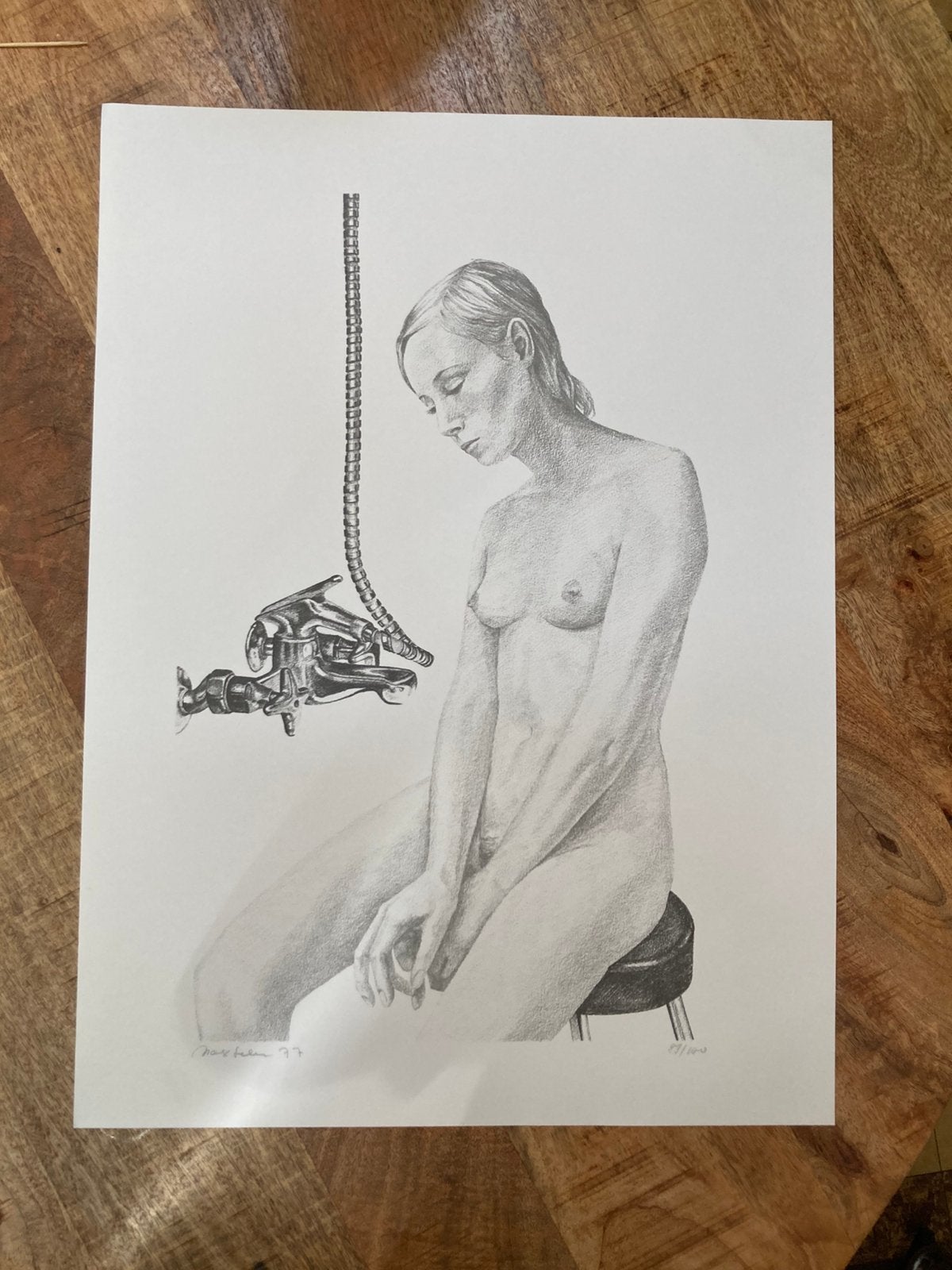 Litho Max Selen, Antiek en Kunst, Kunst | Tekeningen en Fotografie, Lithografie, Genummerd, Ophalen of Verzenden