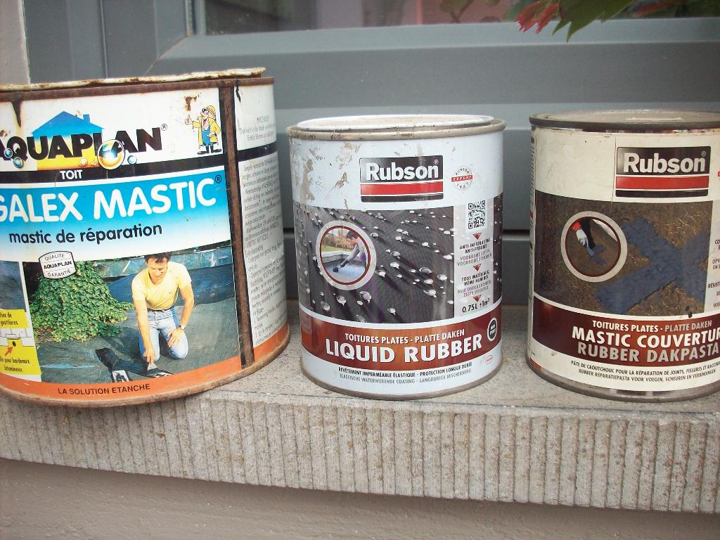 Produits pour toiture Aquaplan et Rubson, Bricolage & Construction, Tuiles & Revêtements de toit, Enlèvement, Comme neuf