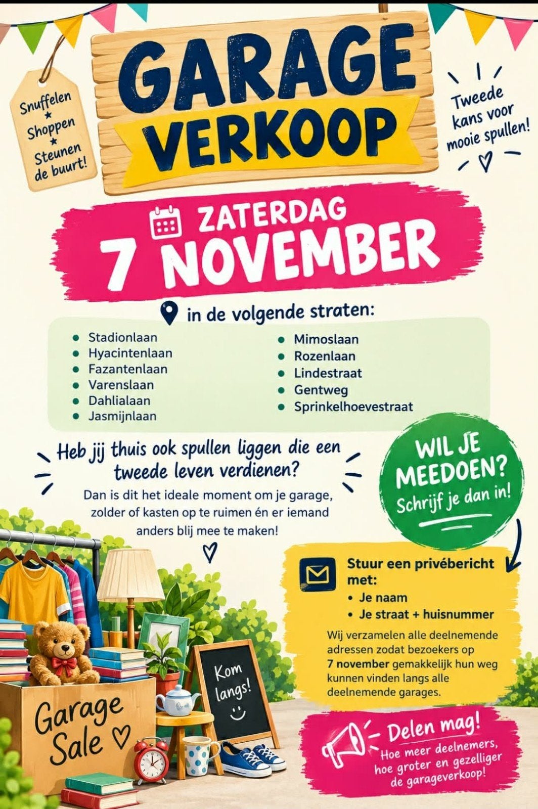 garage verkoop, Enlèvement ou Envoi