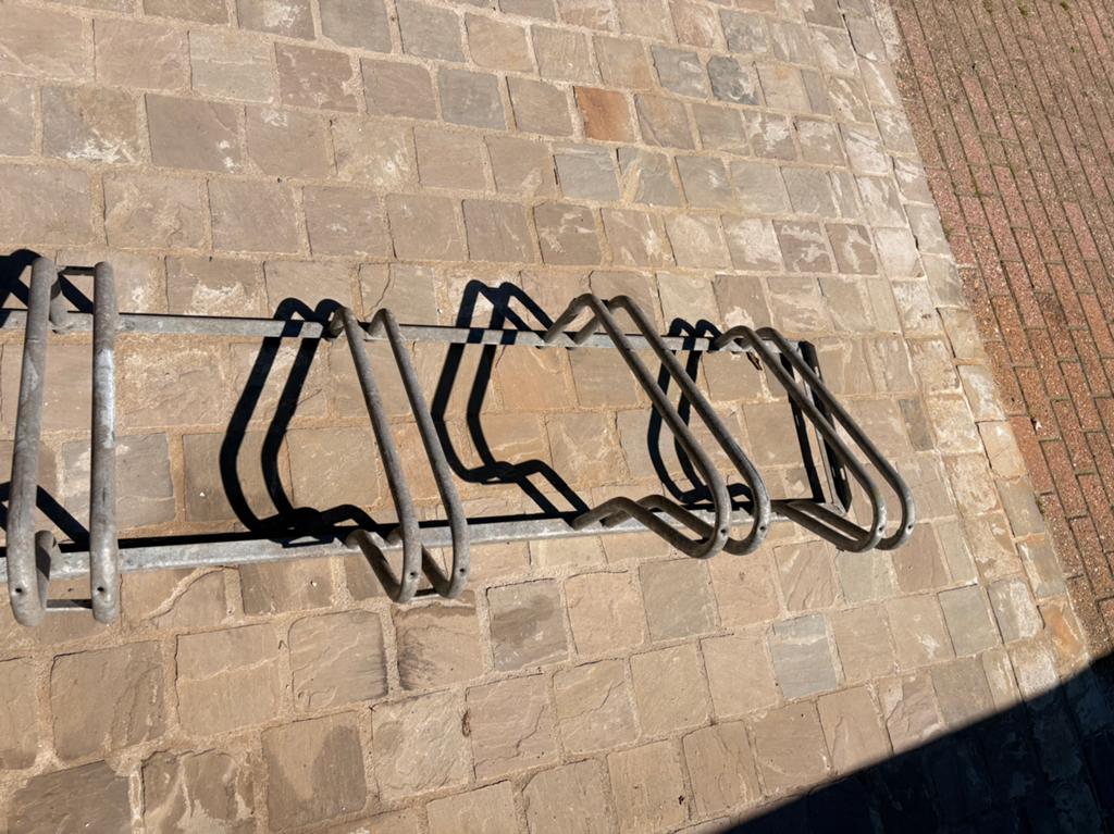Fietsrek voor 4 fietsen, Ophalen