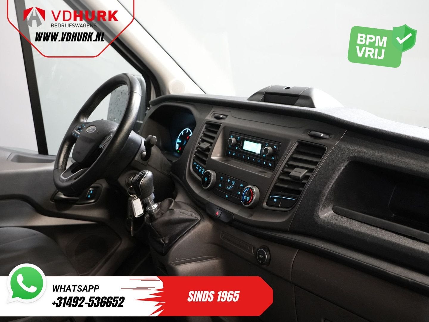 Ford Transit 2.0 TDCI 170 pk L4H3 Trend RWD Jumbo 270Gr.Deur, Wit, Bedrijf, Ford, Onderhoudsboekje