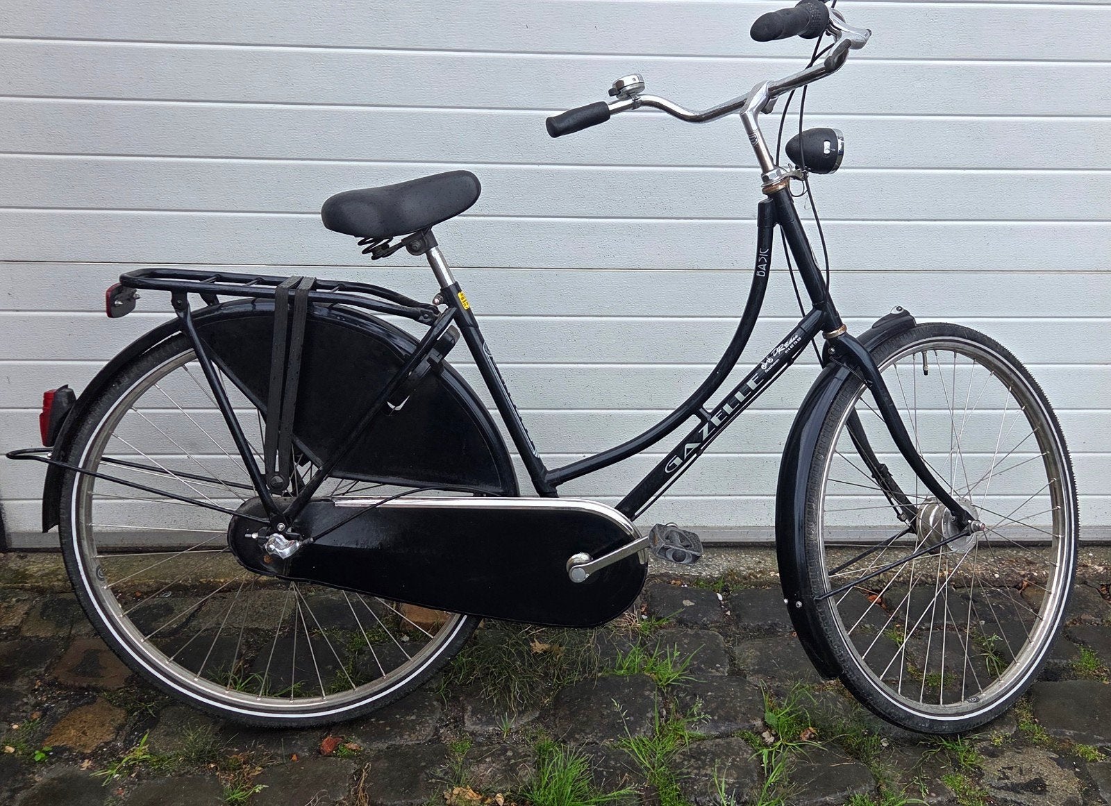 damesfiets, Ophalen