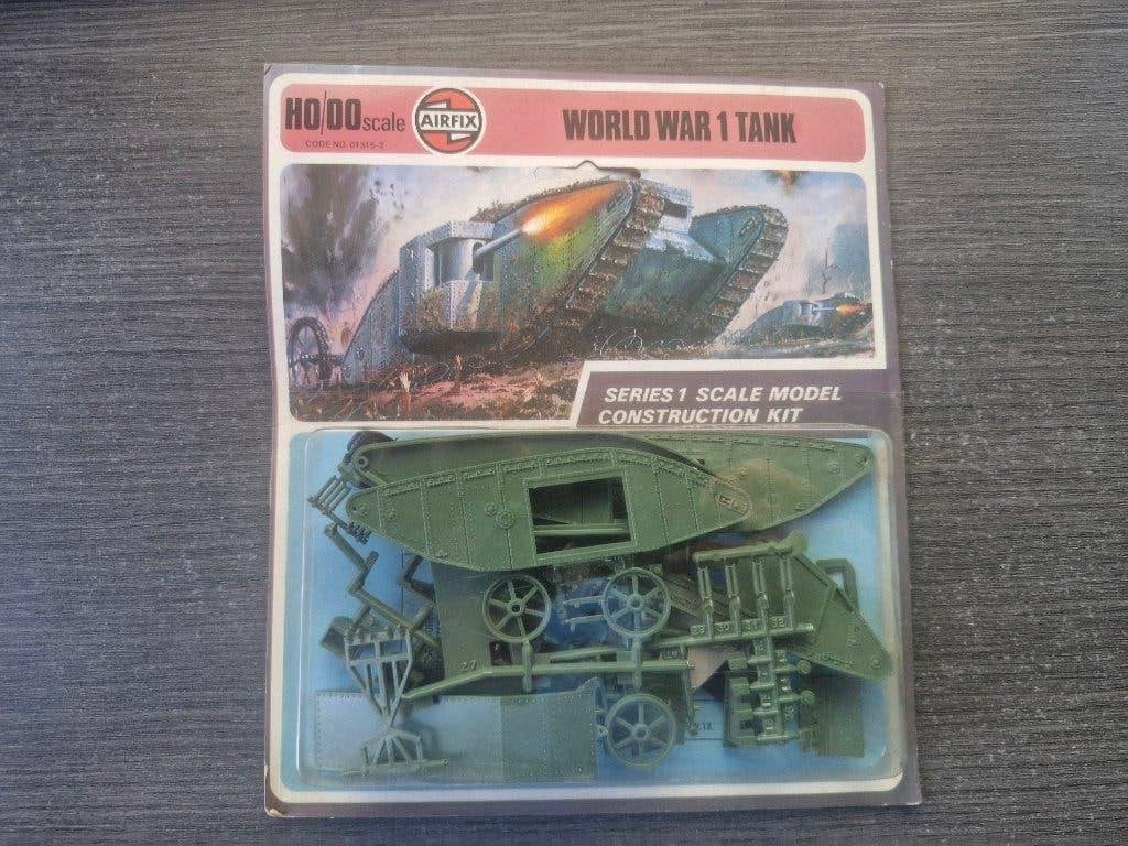 Airfix HO/OO World War 1 Tank Mk.1 HMLS Dragonfly 1916, Verzenden, Nieuw, Airfix, Tank
