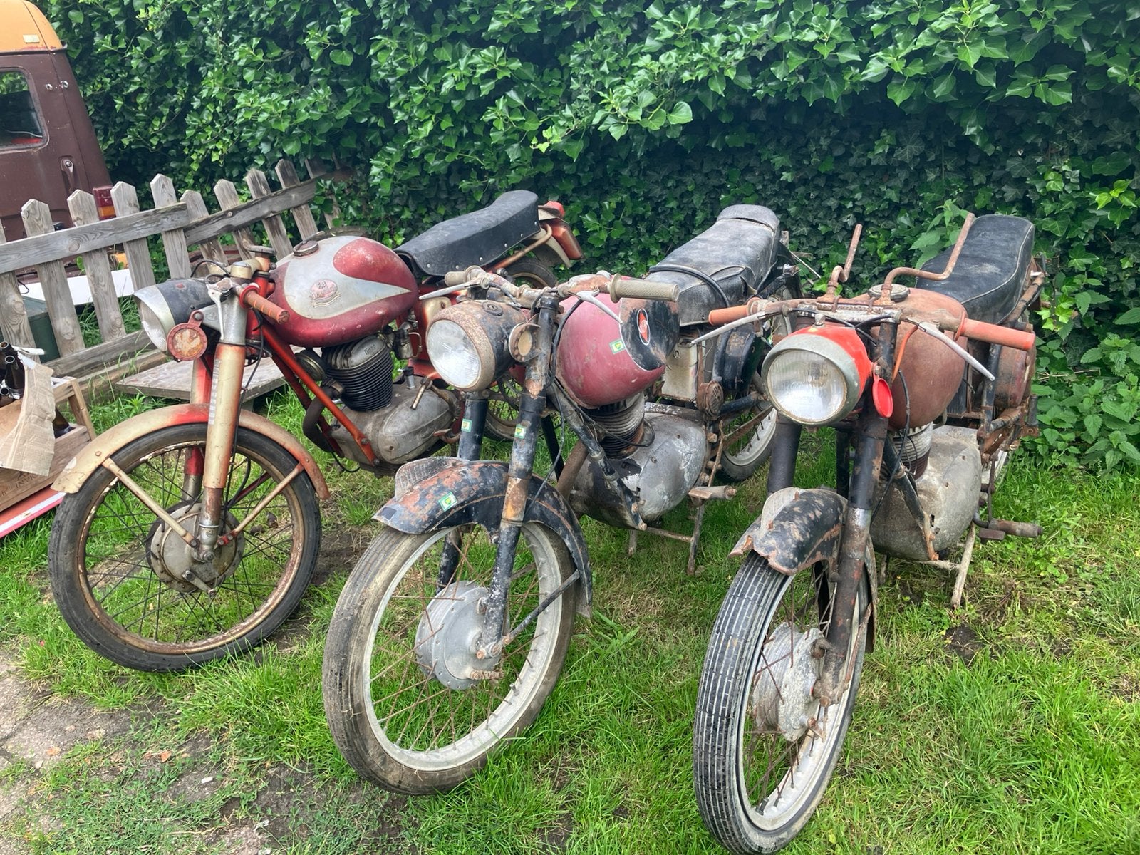 Oldtimer moters gilera en mondial, Motoren, Sport