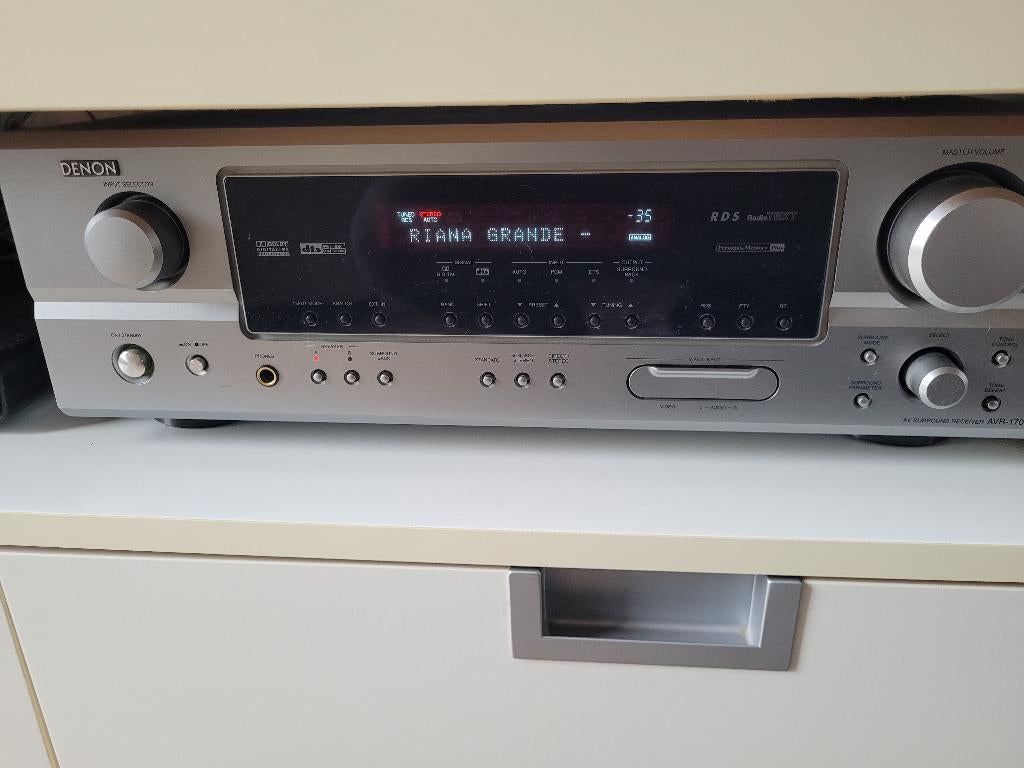 Denon-versterker en Bose-luidsprekers, Ophalen, Gebruikt, Denon