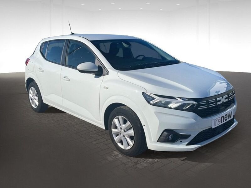 Dacia Sandero Expression SCe 65, Auto's, Dacia, Stof, Gebruikt, Zwart, Wit