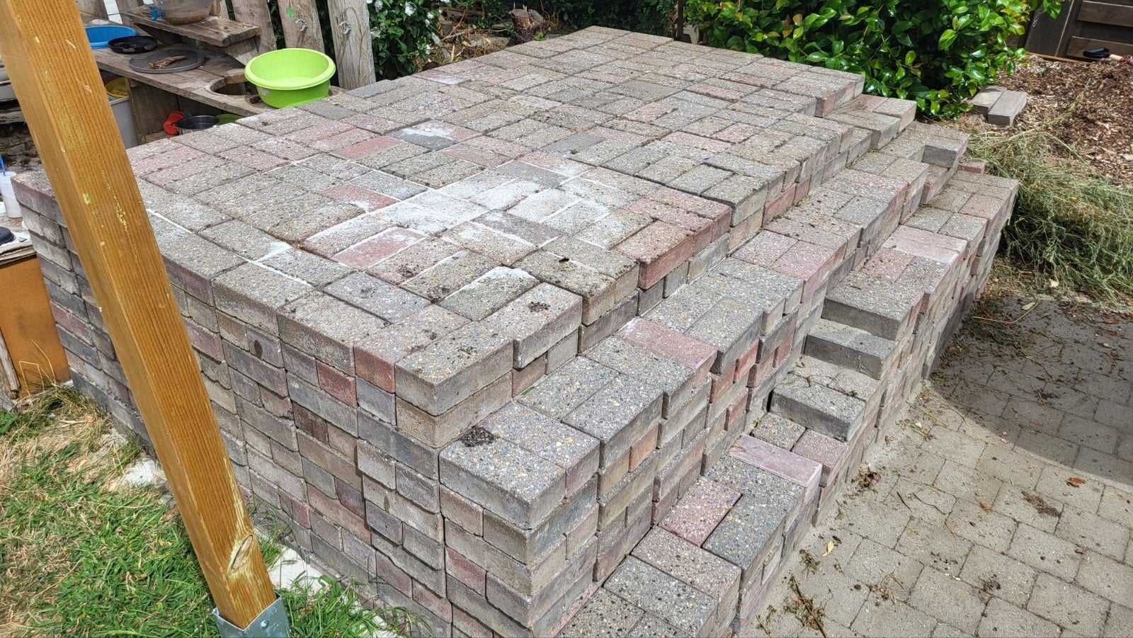 Gratis klinkers, Tuin en Terras, Ophalen, Gebruikt, 10 m² of meer, Klinkers