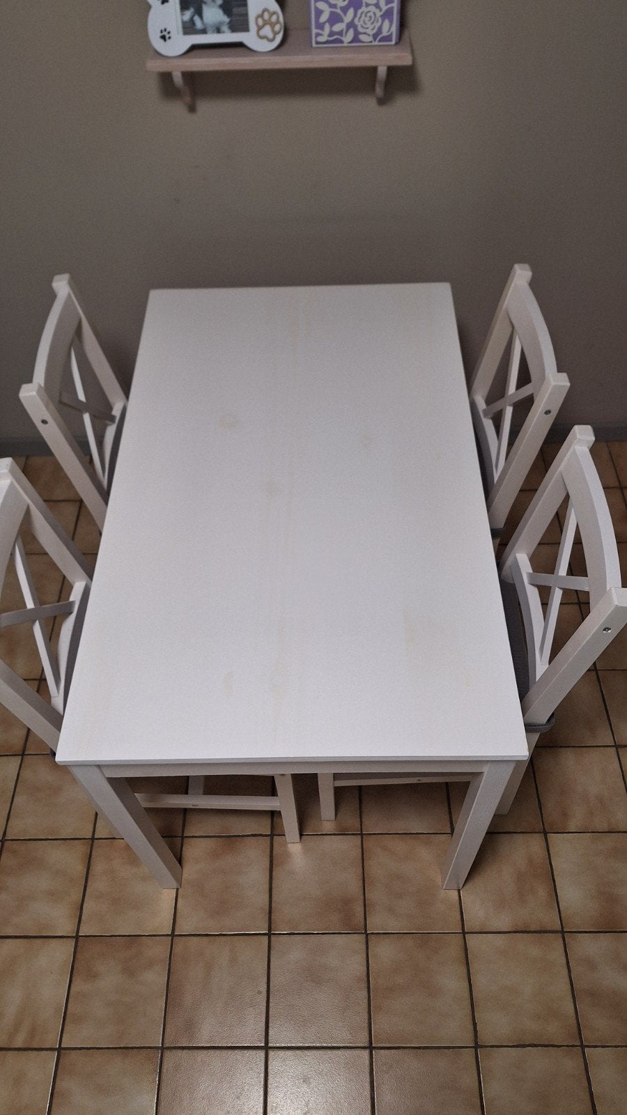 Kleine keuken tafel., Ophalen