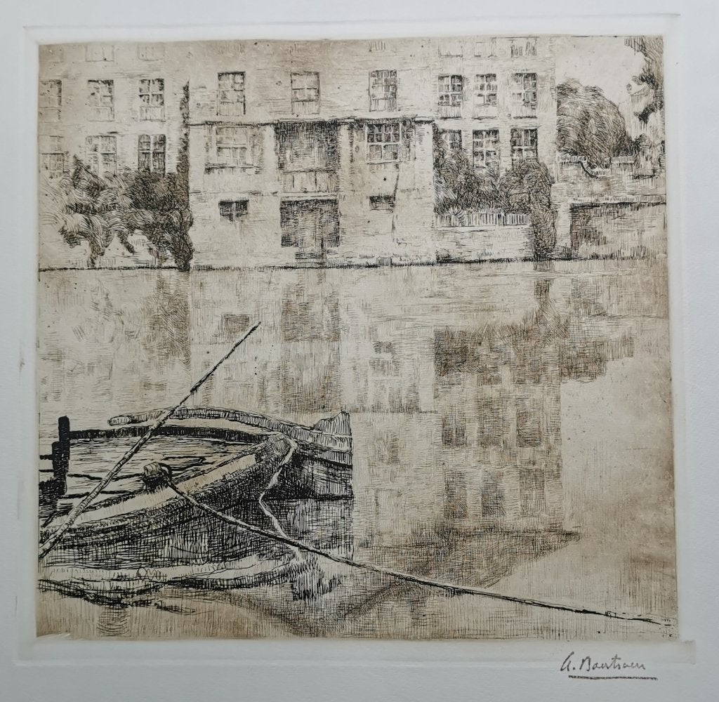 Baertsoen X6, Eau-forte, Enlèvement ou Envoi, Paysage, 50 cm